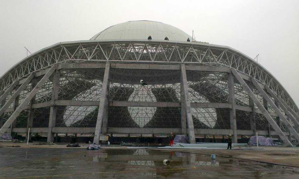 瑞安温泉馆网架工程